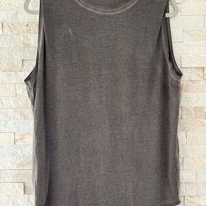 Gray Sleeveless Lululemon Workout Top